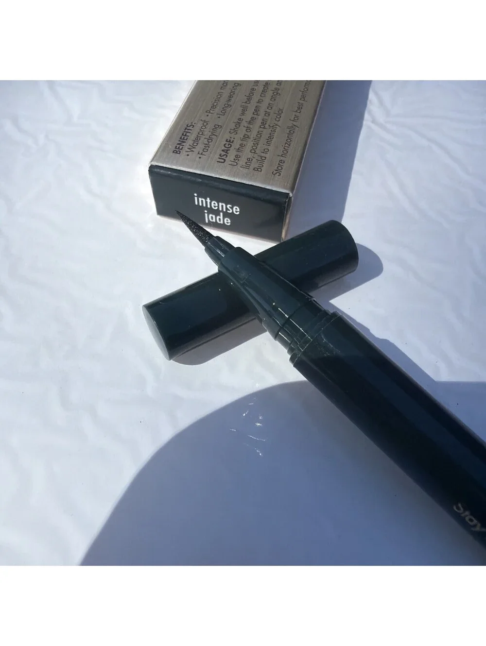 Stila Stay All Day Waterproof Liquid EyeLiner .016 fl oz Intense Jade NIB